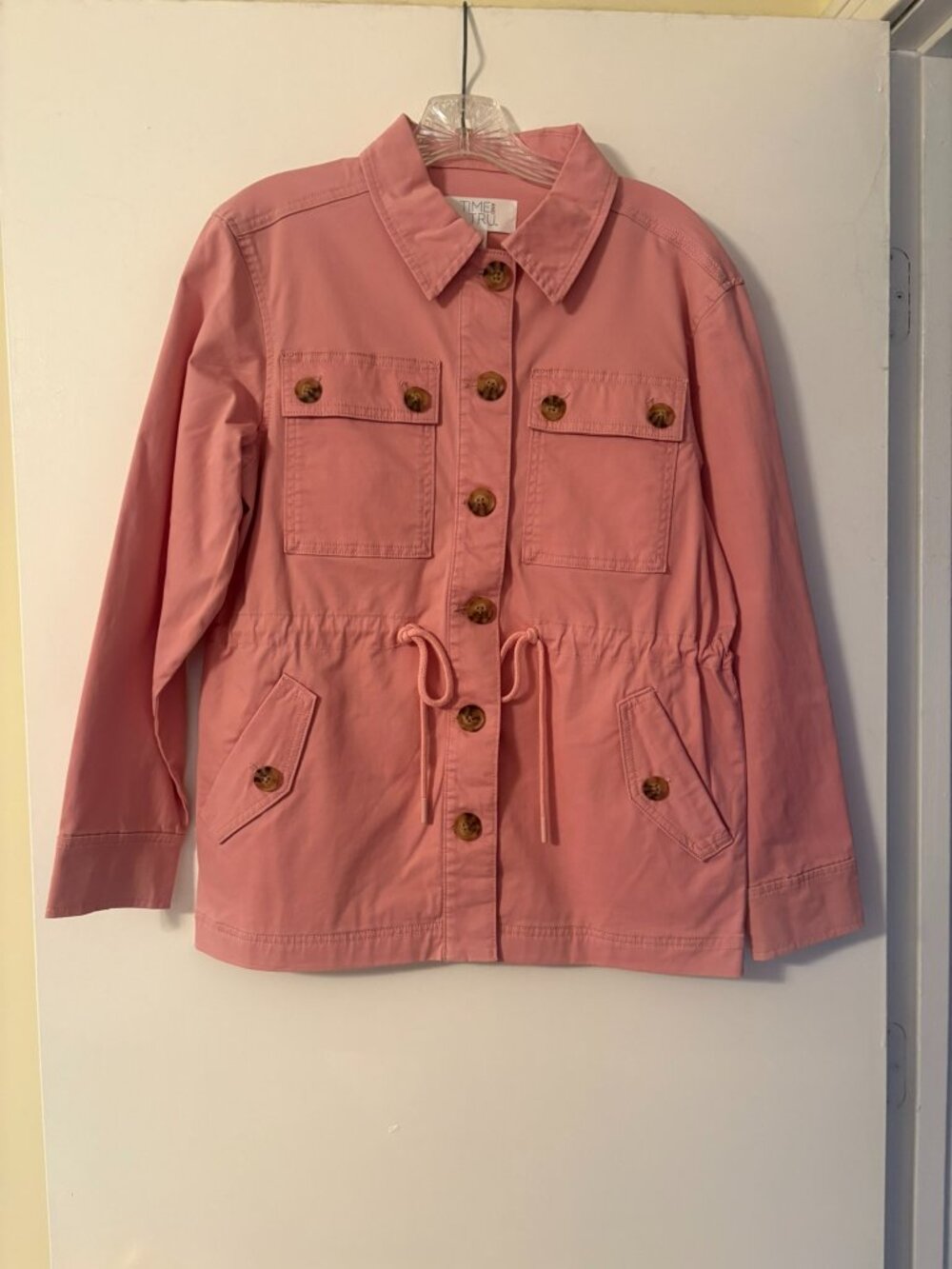 Womens Field jacket coat pink extra small/small (runs big) NWT